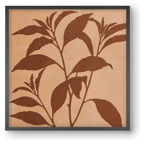 MINIMAL ART - TROPICAL LEAVES 04 - falikép keretben | artbridge