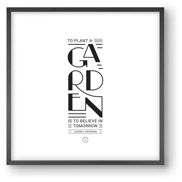Garden - falikép keretben | artbridge