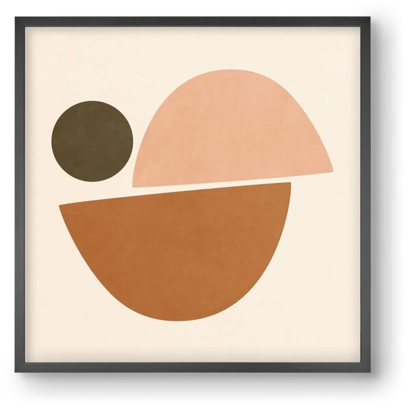 ABSTRACT ART - GEOMETRIC SHAPES 06 - falikép keretben | artbridge