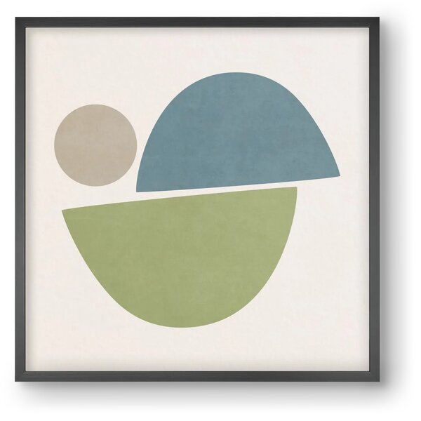 ABSTRACT ART - GEOMETRIC SHAPES 09 - falikép keretben | artbridge