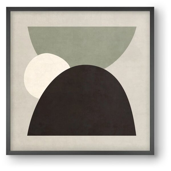 ABSTRACT ART - GEOMETRIC SHAPES 01 - falikép keretben | artbridge