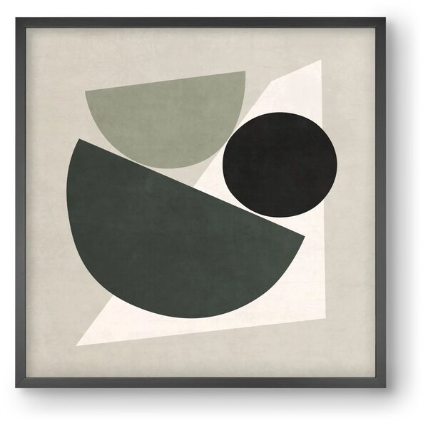 ABSTRACT ART - GEOMETRIC SHAPES 04 - falikép keretben | artbridge