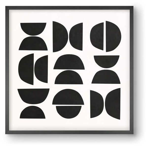 MINIMAL GEOMETIC ART 04 - falikép keretben | artbridge