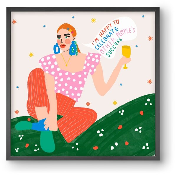 Be Happy For Others - falikép keretben | artbridge