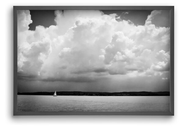 Lake Storm - falikép keretben | artbridge