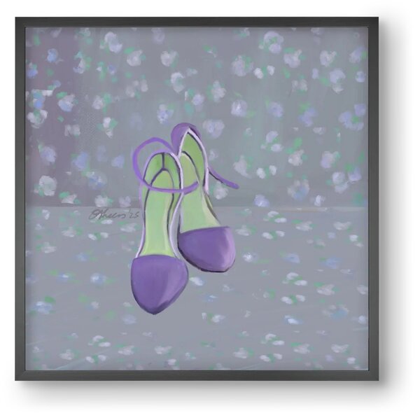 PETALS AND HEELS - falikép keretben | artbridge