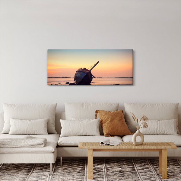 Kép - Hajótörést szenvedett hajó (120x50 cm)