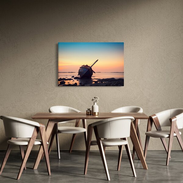 Kép - Hajótörést szenvedett hajó (90x60 cm)