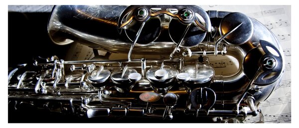 Kép - Szaxofon (120x50 cm)