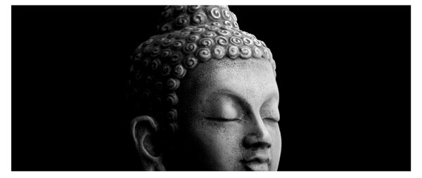 Kép - Buddha, portré (120x50 cm)