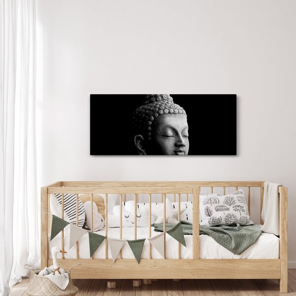Kép - Buddha, portré (120x50 cm)