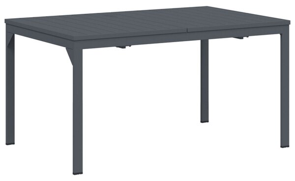 Bővíthető kertasztal 2 db Anthracite 210x90x73 cm Acél, Bővíthető kertasztal Anthracite (140-210)x90x73 cm Acél