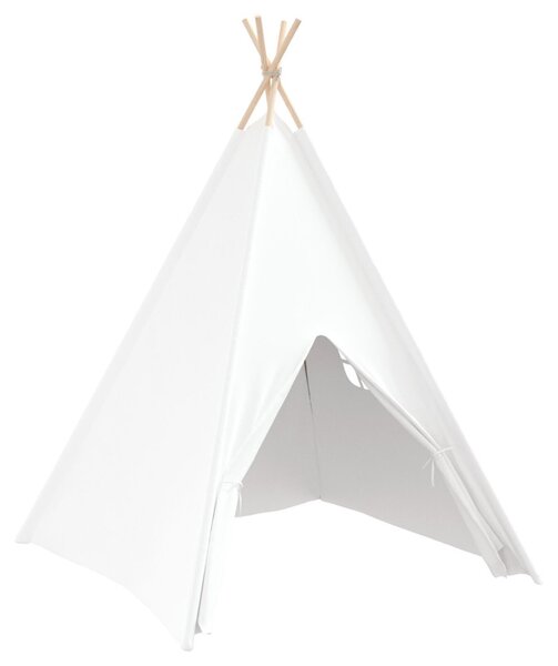 Gyermek Teepee Sátor Hordtáskával Őszibarack & Játék Labda Fehér