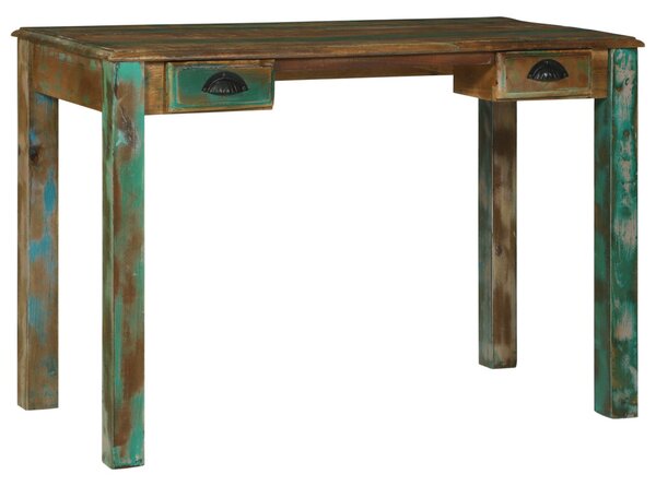 Íróasztal Barna 112 x 55 x 76 cm Szilárd Újrahasznosított Fa