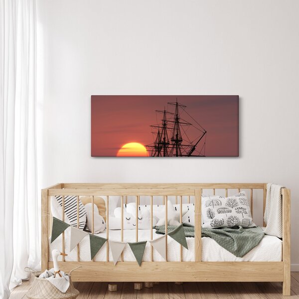 Kép - Középkori hajó (120x50 cm)