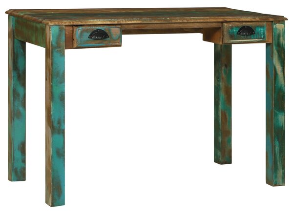 Íróasztal Barna 112 x 55 x 76 cm Szilárd Újrahasznosított Fa