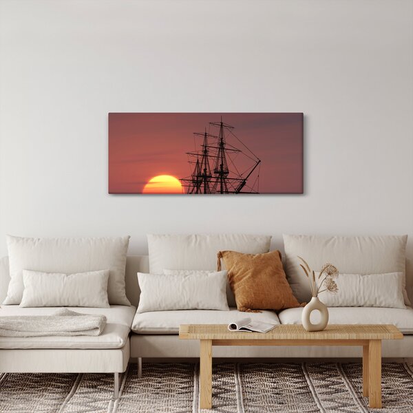 Kép - Középkori hajó (120x50 cm)