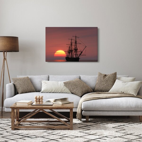 Kép - Középkori hajó (90x60 cm)