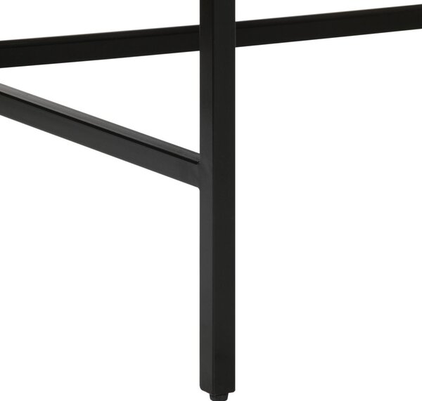 Konzol asztal 100x55x75 cm Tömör durva fa mangó