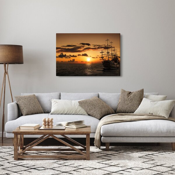 Kép - Kalózhajó (90x60 cm)