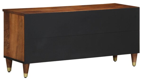 TV Szekrény 100x33x46 cm Tömör Mangófa