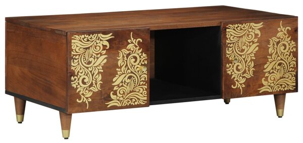 Kávézóasztal 100x54x40 cm Tömör Mangófából