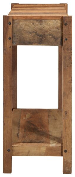 Konzolasztal 107x33x76 cm Tömör fa újrahasznosított