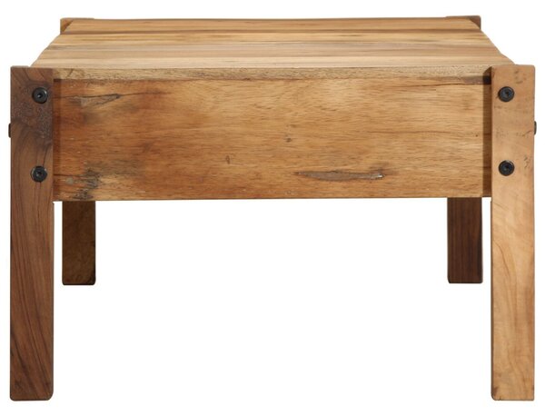 Dohányzóasztal 110x55x35 cm Tömör fa újrafelhasználva