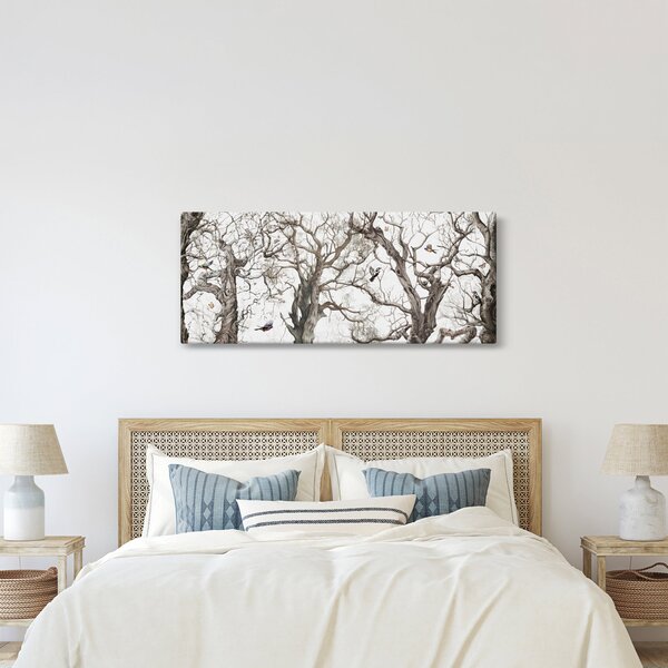 Kép - Erdei minta, rajz (120x50 cm)