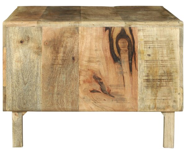 Dohányzóasztal Barna 90 x 50 x 35 cm Tömör Mangófát