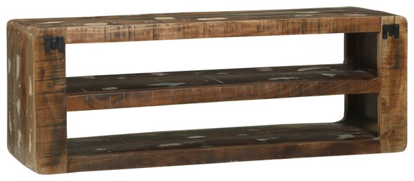 TV szekrény 100x32x36 cm Tömör fa újrahasznosított