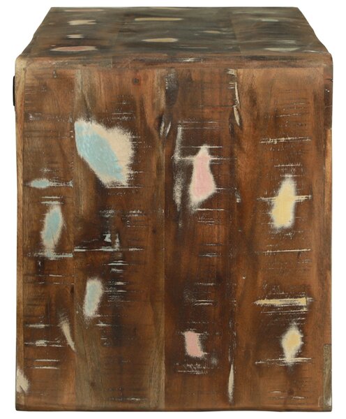 TV szekrény 100x32x36 cm Tömör fa újrahasznosított