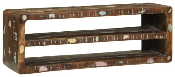 TV szekrény 100x32x36 cm Tömör fa újrahasznosított