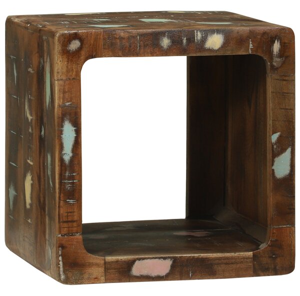 TV Egység 36x36x30 cm Tömör Fa Újrahasznosított