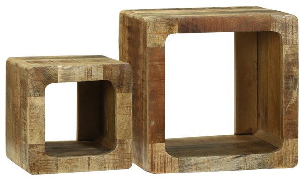 TV Egység 36x36x30 cm Tömör Fa Mangó