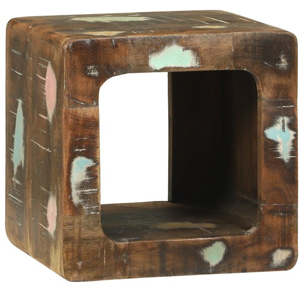 TV Egység 36x36x30 cm Tömör Fa Újrahasznosított
