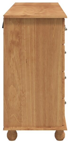 Fiókos Szekrény ASKIM Barna 79 x 40 x 133,5 cm Tömör fenyőfa