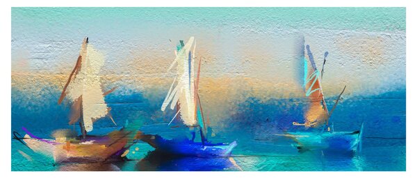 Kép - Tájképfestészet, festészet (120x50 cm)