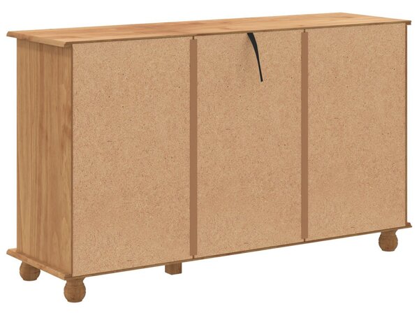 Fiókos Szekrény ASKIM Barna 79 x 40 x 133,5 cm Tömör fenyőfa