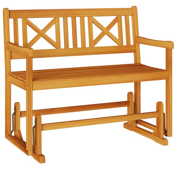 Kerti Ringató Pad Természetes 110 x 59 x 97 cm Tömör Akácfa