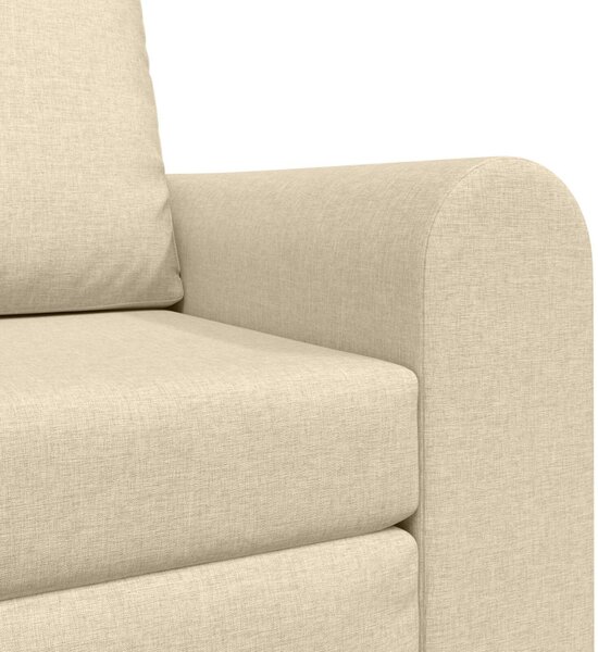 Floor Sofa Bed 2 az 1-ben Krém 98x71x83 cm Szövet