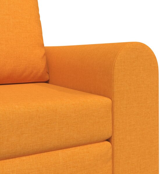 Földi kanapéágy 2 az 1-ben Sötét Sárga 98x71x83 cm Textil