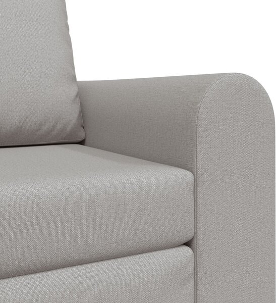 Padlós Sofa Ágy 2 az 1-ben Felhőszürke 98x71x83 cm Textil