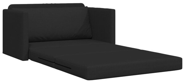 Kanapéágy 110cm Fekete szövet