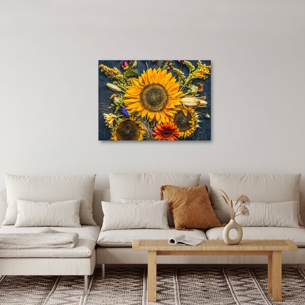 Kép - Őszi virágok (70x50 cm)