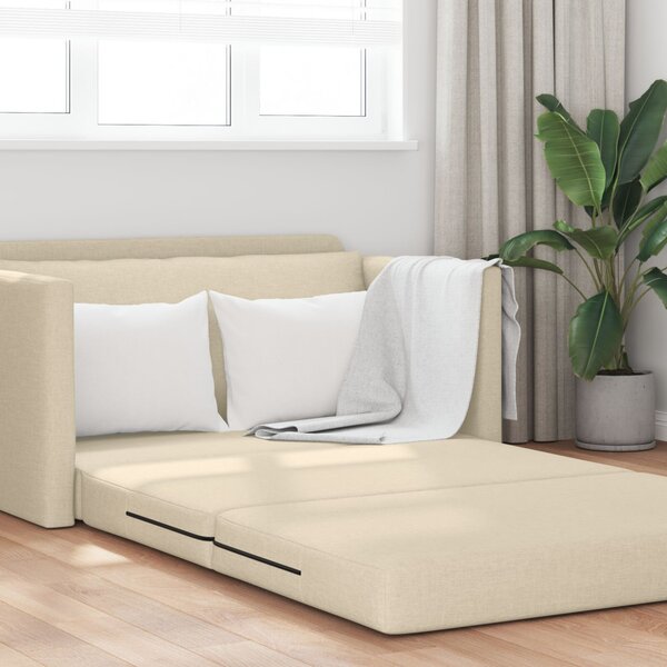 Kanapéágy 110cm Krém szövet