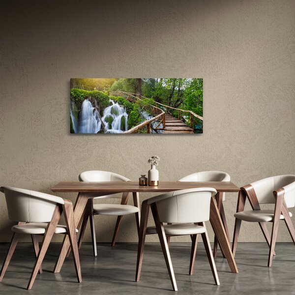Kép - Plitvicei-tavak (120x50 cm)