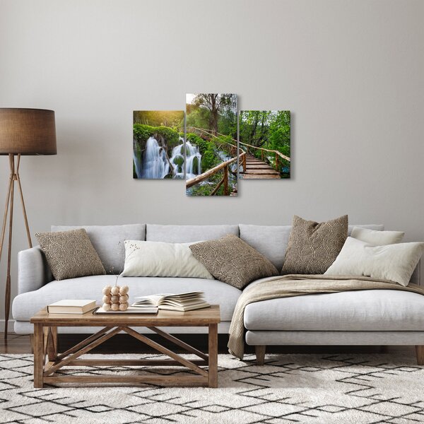 Kép - Plitvicei-tavak (90x60 cm)