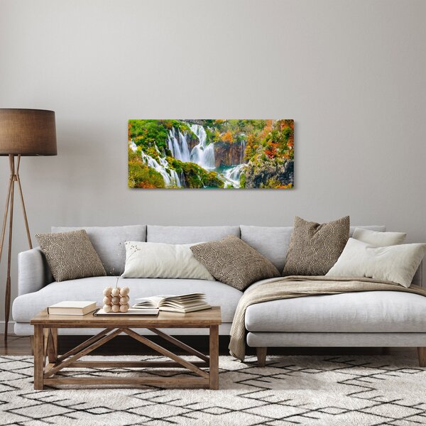 Kép - Plitvicei-tavak Nemzeti Park (120x50 cm)