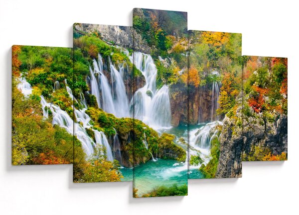 Kép - Plitvicei-tavak Nemzeti Park (150x105 cm)